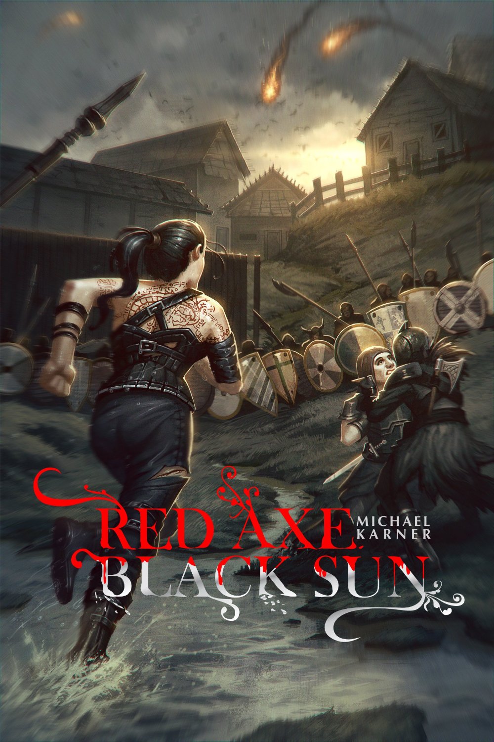 Red Axe, Black Sun by Michael Karner