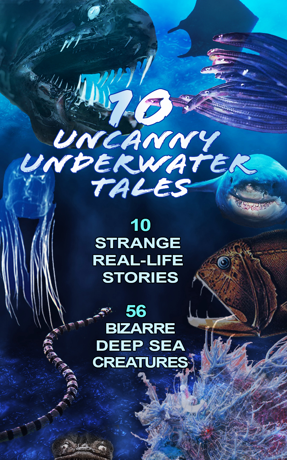 FREE: 10 Uncanny Underwater Tales: 10 Types of Real Life Ocean Creatures by Michael Volpi