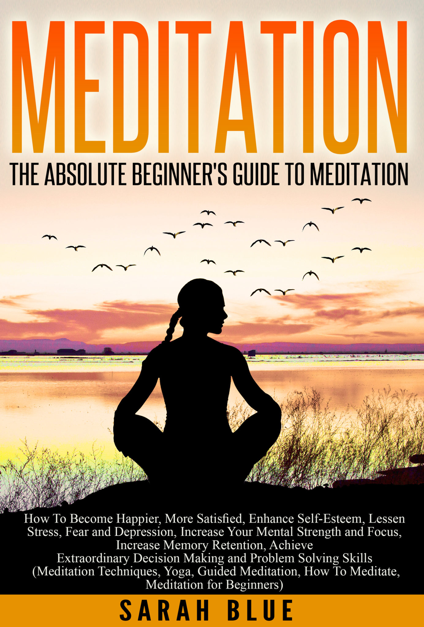 FREE: Meditation: The Absolute Beginner’s Guide to Meditation: How To Become Happier, More Satisfied, Enhance Self-Esteem, Lessen Stress, Fear and Depression by Sarah Blue