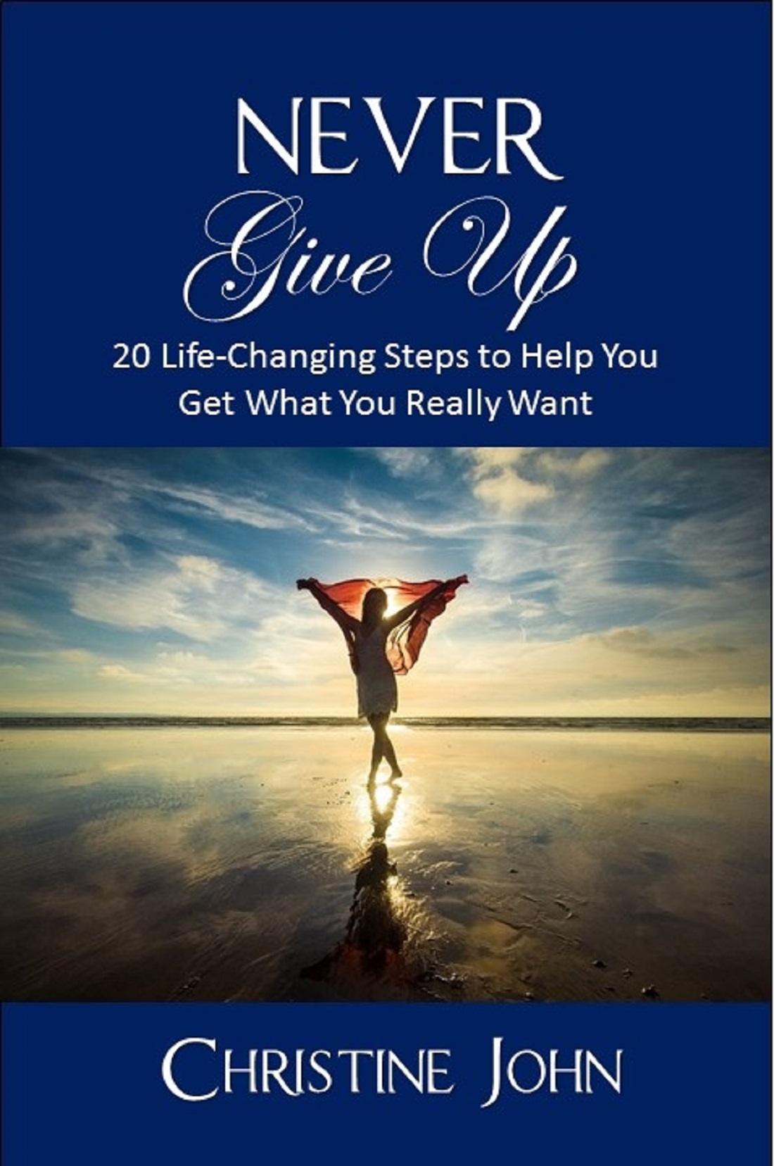 FREE: Never Give Up: 20 Life-Changing Steps to Help You Get What You Really Want by Christine John