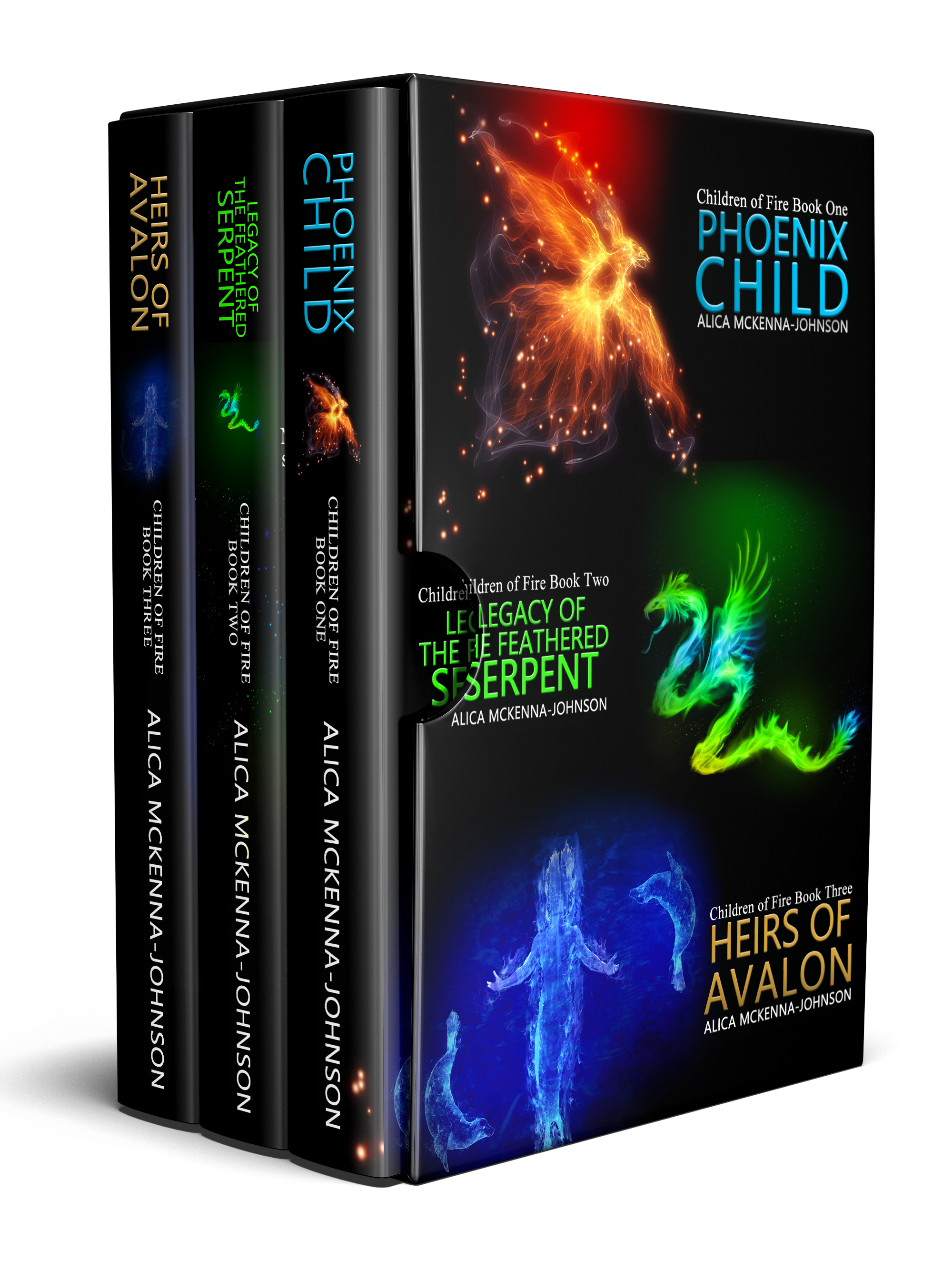 FREE: Children of Fire Series Box Set: Books 1-3 by Alica McKenna-Johnson