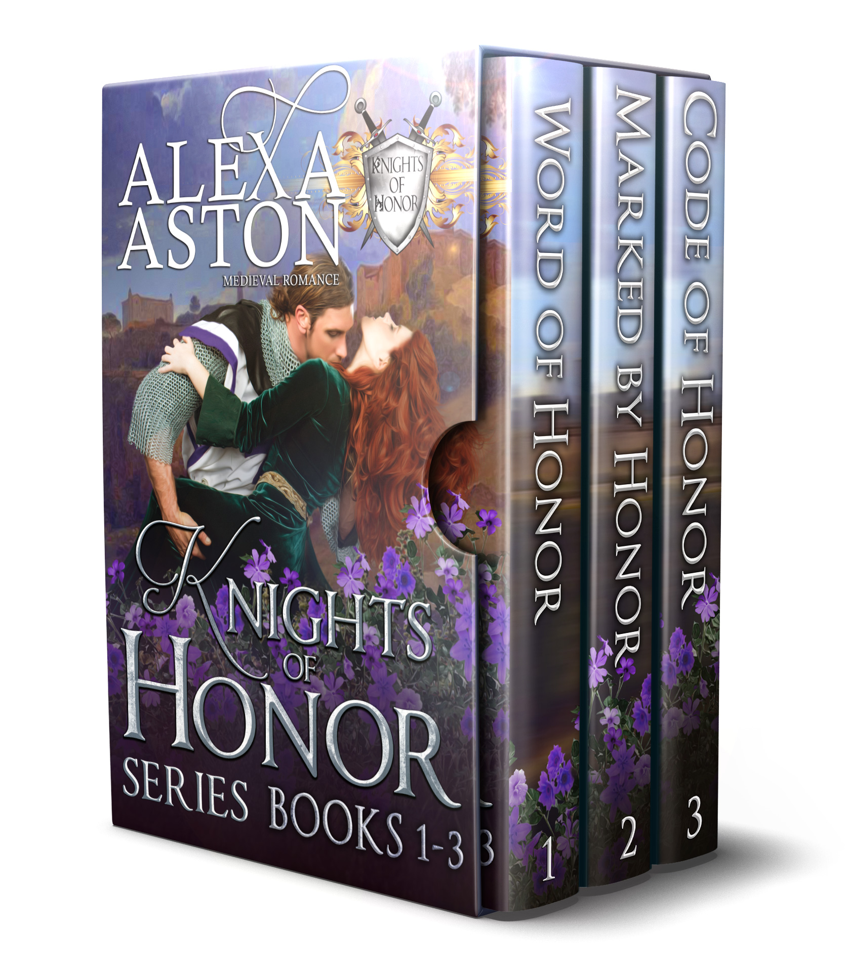 FREE: Knights of Honor Series Boxed Set: Books 1-3 by Alexa Aston