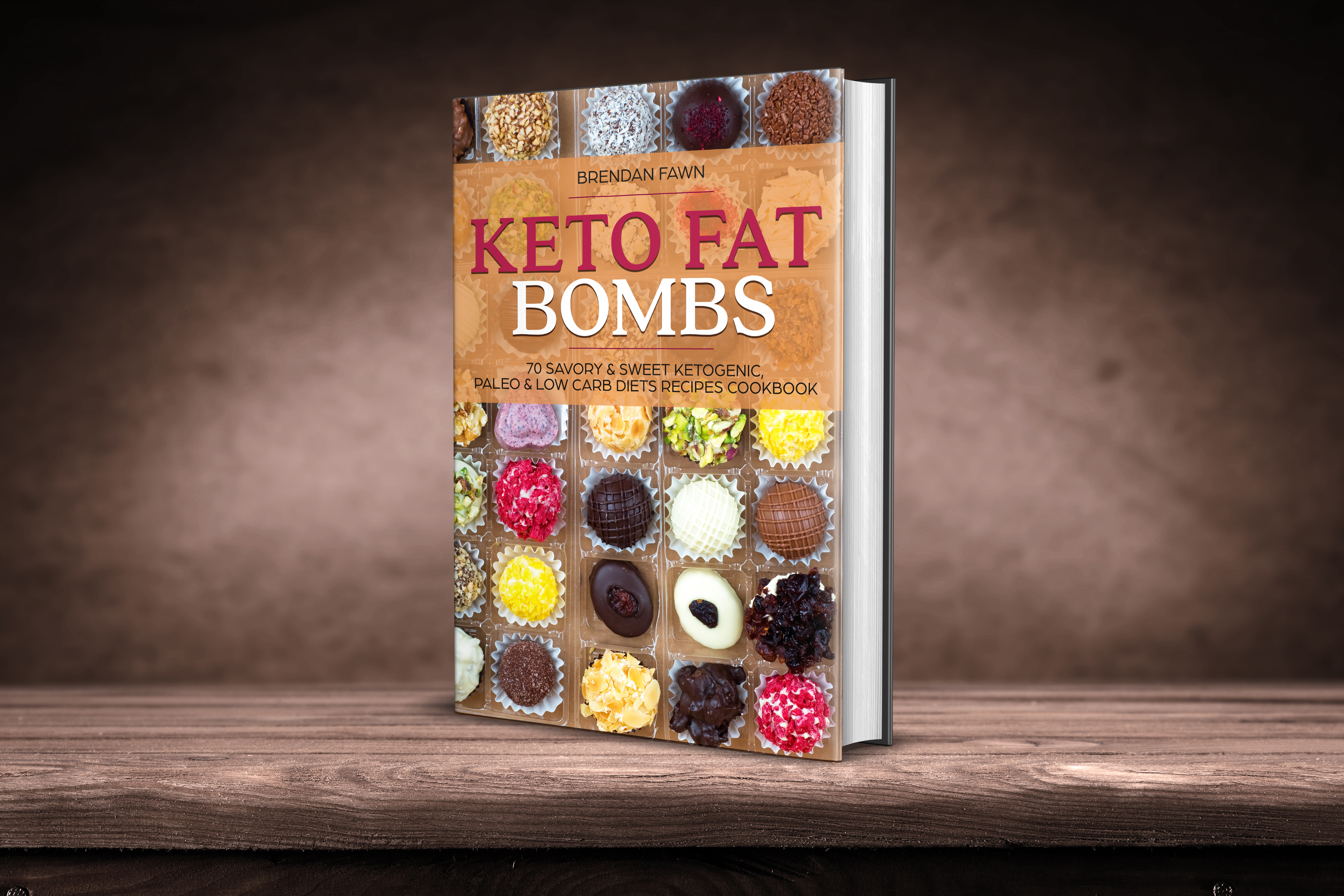 FREE: Keto Fat Bombs: 70 Savory & Sweet Ketogenic, Paleo & Low Carb Diets Recipes Cookbook by Brendan Fawn