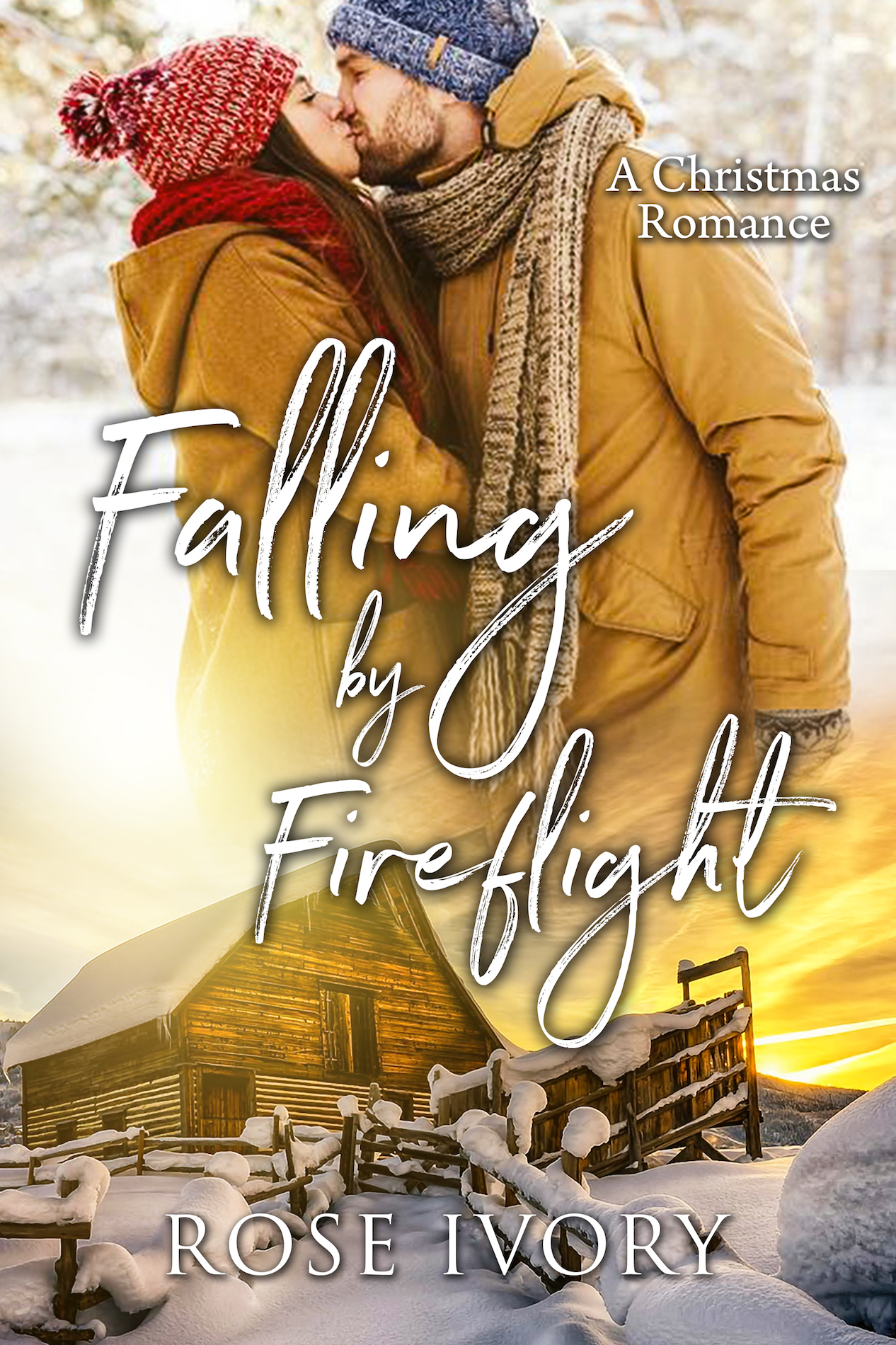 FREE: Falling by Firelight: A Christmas Romance by Rose Ivory