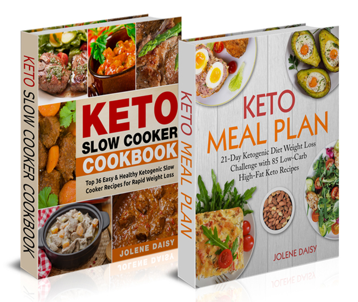 FREE: Keto Cookbook: Two Manuscripts in One Keto Guide. Keto Bundle: Keto Meal Plan and Keto Slow Cooker Cookbook by Jolene Daisy