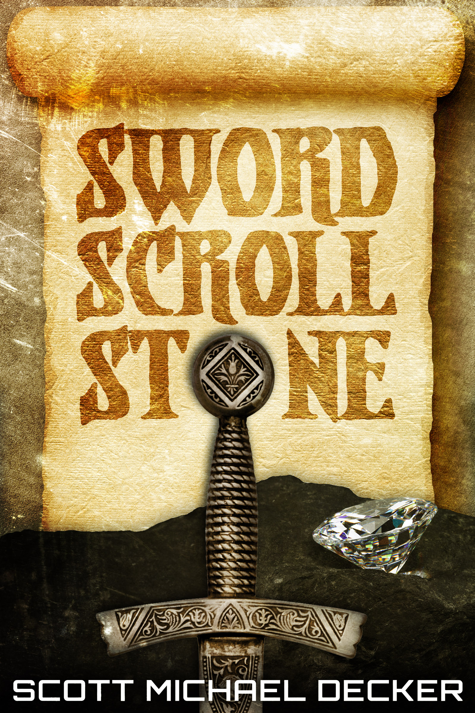FREE: Sword Scroll Stone by Scott Michael Decker