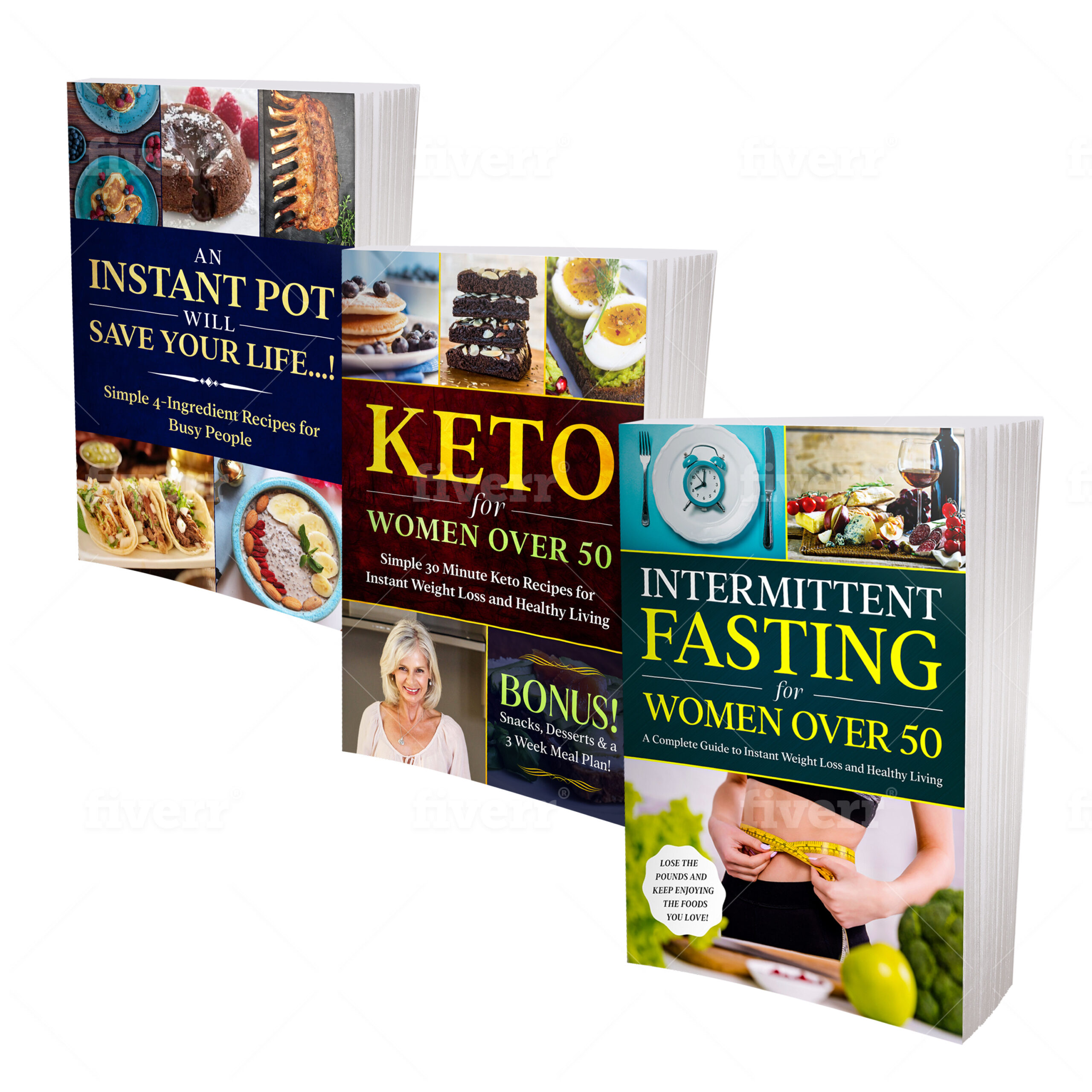 FREE: Weight Loss Secrets For Women Over 50: 3 Books in 1 – Keto Diet, Intermittent Fasting & Instant Pot Cookbook: Kick-Start Your Metabolism, Look and Feel Great! by Karen Corcoran