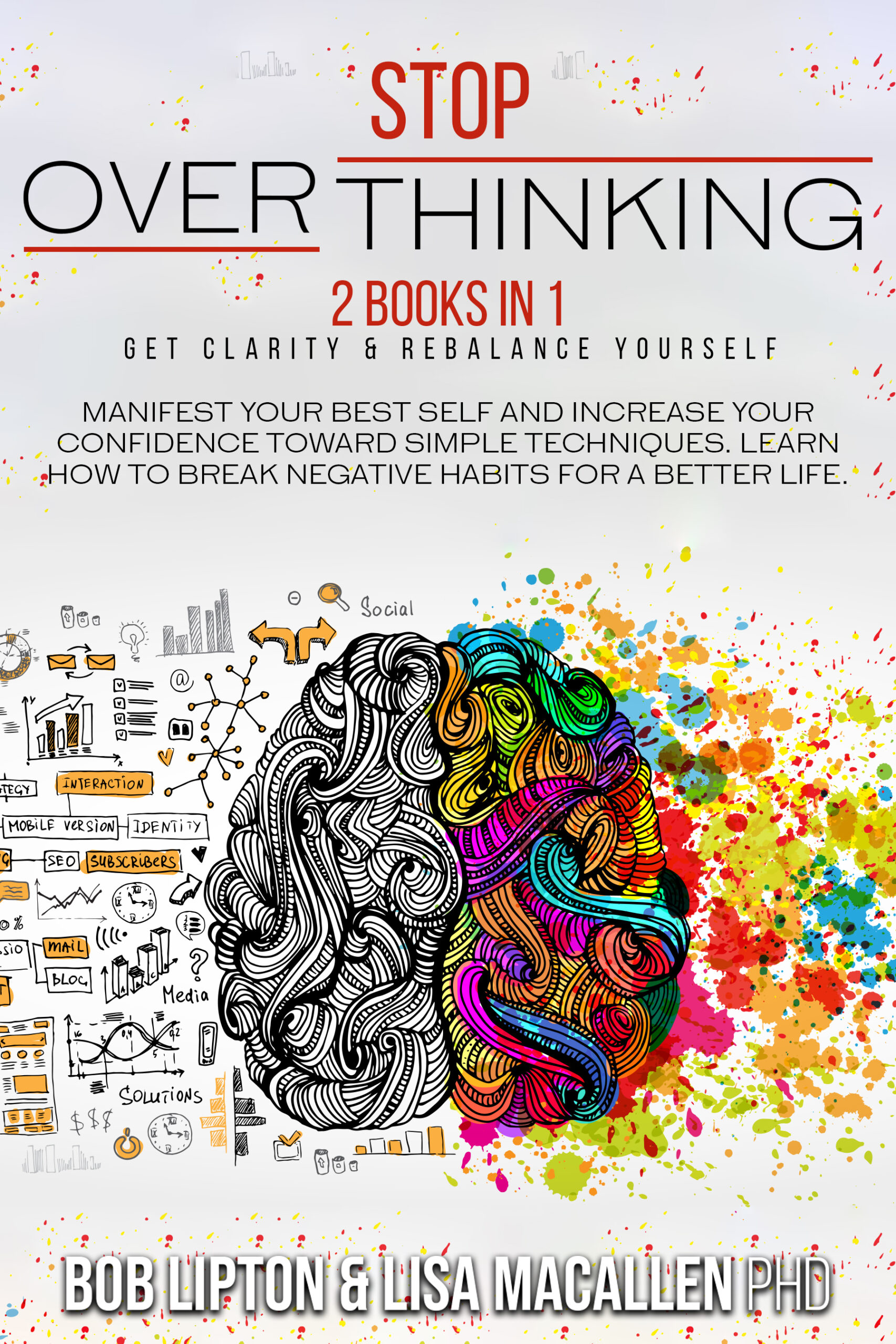 FREE: Stop Overthinking 2 books in 1. Get Clarity & Rebalance Yourself by Lisa Macallen