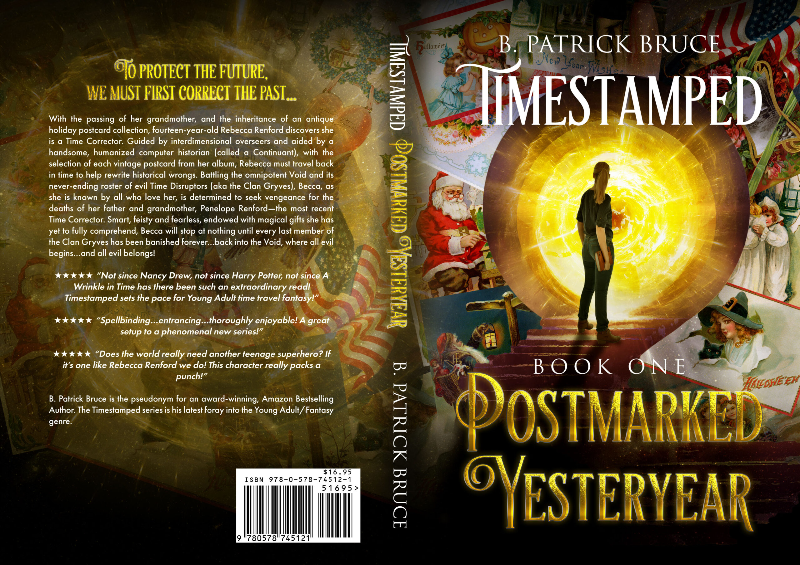 FREE: Timestamped (Book One) Postmarked Yesteryear by B. Patrick Bruce