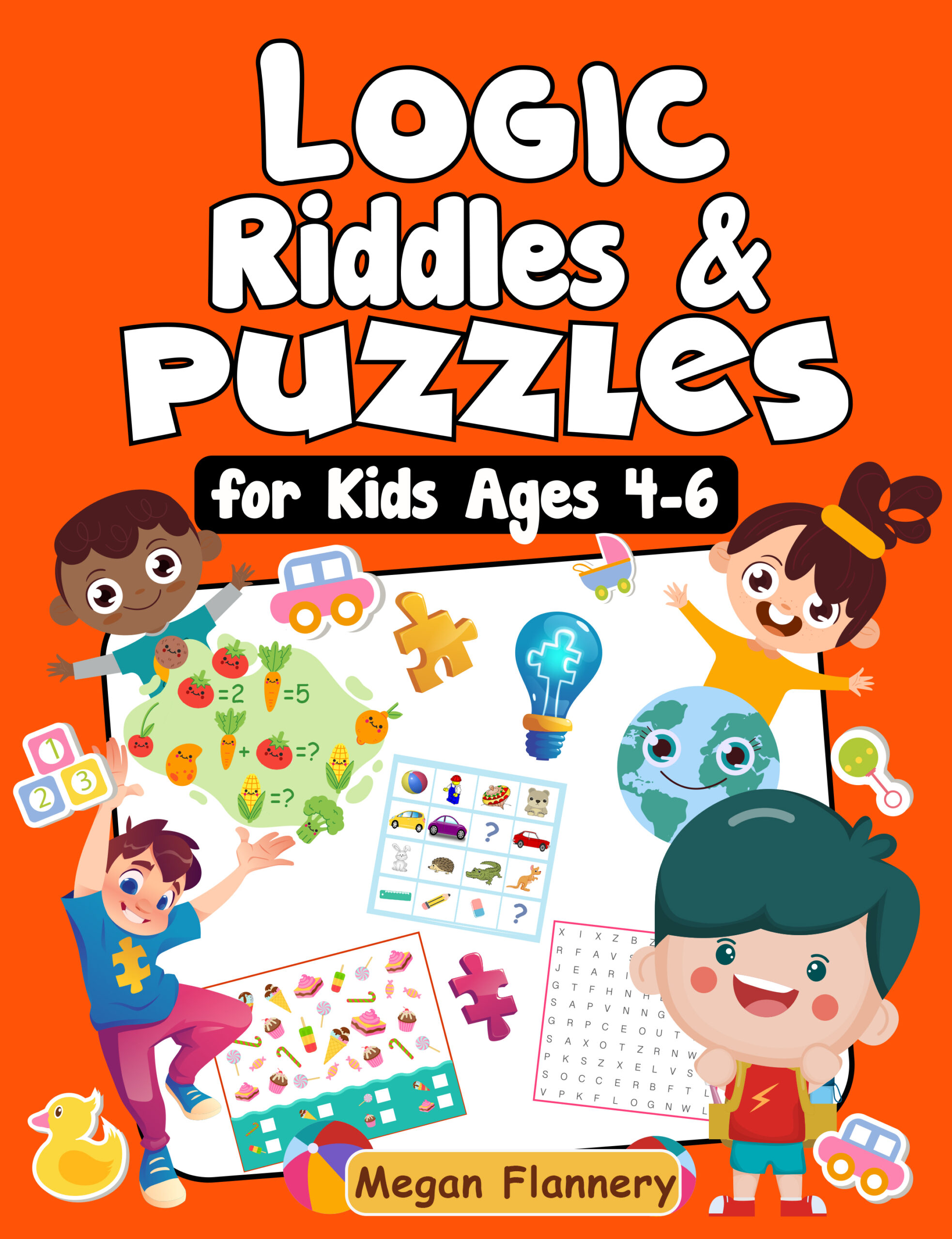 FREE: Logic Riddles & Puzzles for Kids Ages 4-6 by Megan Flannery