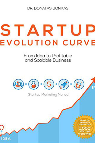 FREE: Startup Evolution Curve From Idea to Profitable and Scalable Business: Startup Marketing Manual by Dr. Donatas Jonikas