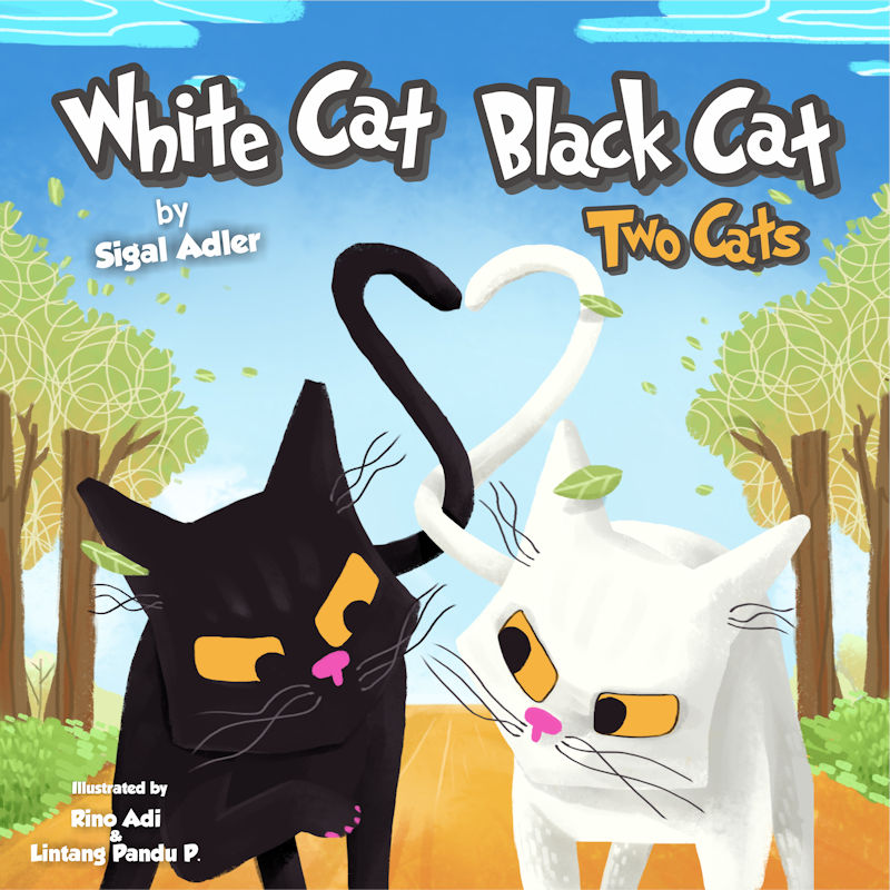 FREE: White Cat Black Cat by SIGAL ADLER