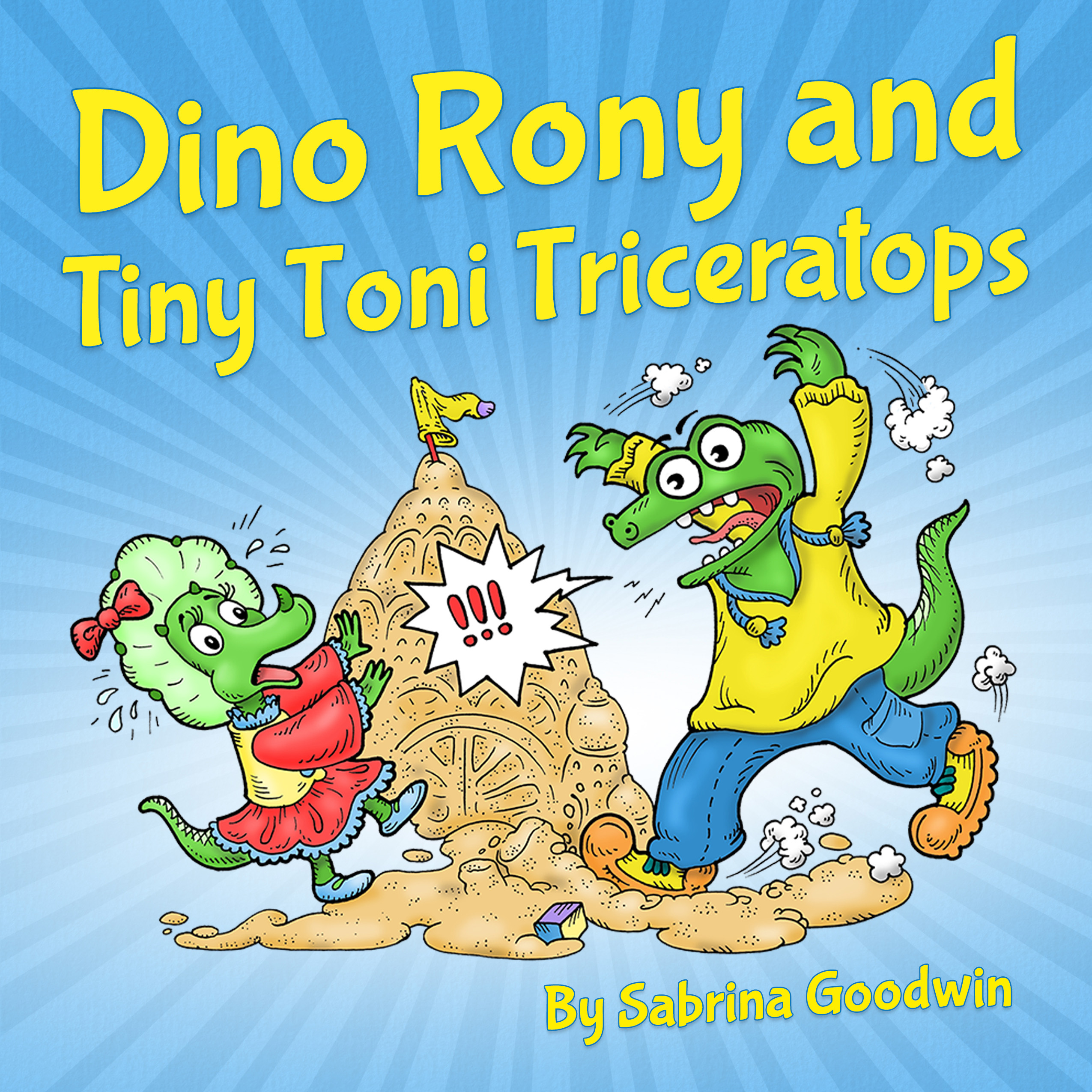 FREE: Dino Rony and Tiny Toni Triceratops by Sabrina Goodwin